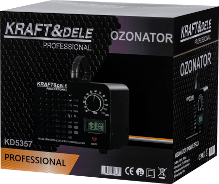 Generator de ozon (Ozonator) 145W 70.000 mg/h cu filtru si afisaj LCD (KD5357) [10]