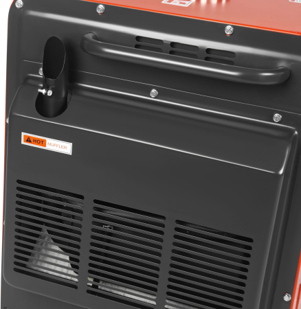 Generator diesel monofazat 7kW cu ATS, 230V, pornire electrica, carcasa insonorizata (KD3242) [20]