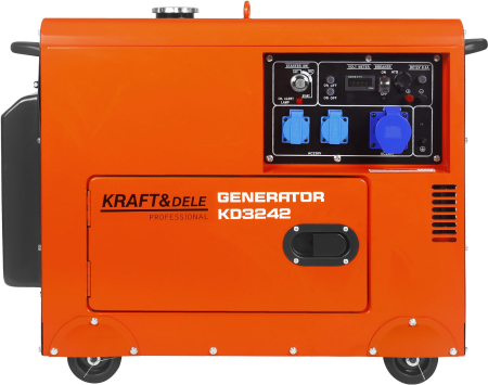 Generator diesel monofazat 7kW cu ATS, 230V, pornire electrica, carcasa insonorizata (KD3242) [5]