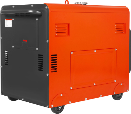 Generator diesel monofazat 7kW cu ATS, 230V, pornire electrica, carcasa insonorizata (KD3242) [15]
