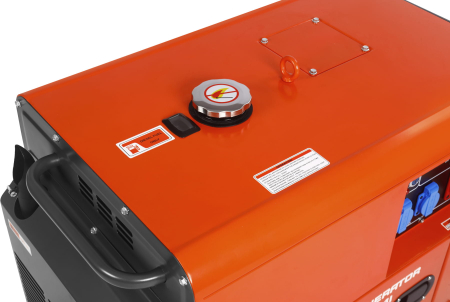 Generator diesel trifazat 7kW cu ATS, 230V/400V, pornire electrica, carcasa insonorizata (KD3241) [18]