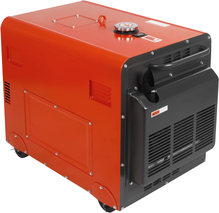 Generator diesel trifazat 7kW cu ATS, 230V/400V, pornire electrica, carcasa insonorizata (KD3241) [17]