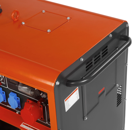 Generator diesel trifazat 7kW cu ATS, 230V/400V, pornire electrica, carcasa insonorizata (KD3241) [26]