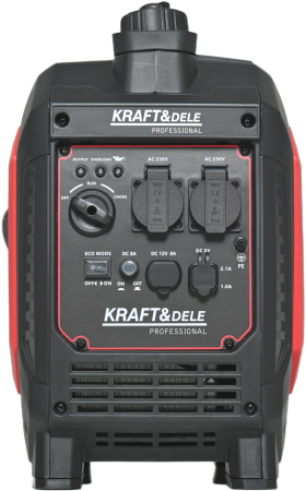 Generator curent 2.5 kW 2500W, 2x230V, 5 V 12V/8A, motor benzina 4 timpi (KD3162) [7]