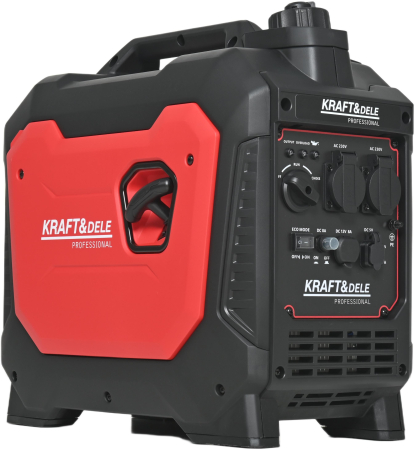 Generatoare si motoare - Generator curent 2.5 kW 2500W, 2x230V, 5 V 12V/8A, motor benzina 4 timpi (KD3162)