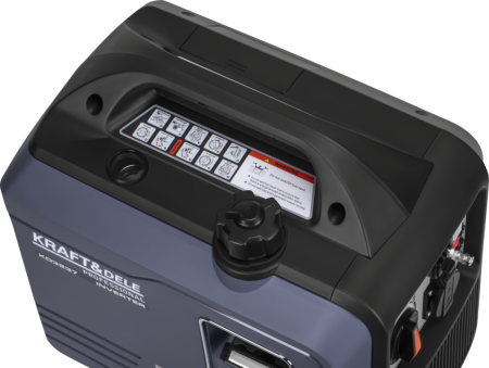 Generator inverter invertor benzina 2,7kW 230V motor 4 timpi racit cu aer (KD3237) [6]