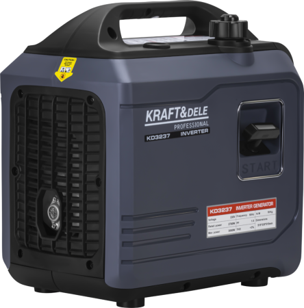 Generator inverter invertor benzina 2,7kW 230V motor 4 timpi racit cu aer (KD3237) [7]