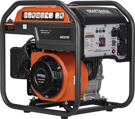 Generator inverter invertor benzina 4.5 kW 230V 4 timpi racit cu aer (KD3239) [1]