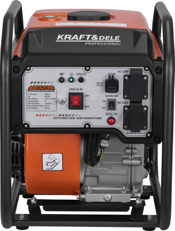 Generator inverter invertor benzina 4.5 kW 230V 4 timpi racit cu aer (KD3239) [2]