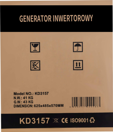 Generator invertor benzina 4.5 kW 230V motor 4 timpi racire cu aer (KD3157) [14]