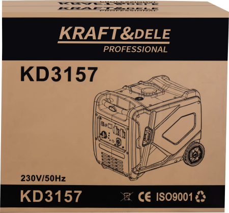 Generator invertor benzina 4.5 kW 230V motor 4 timpi racire cu aer (KD3157) [16]