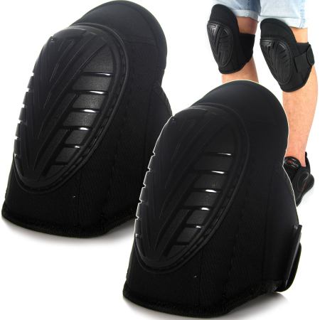 Genunchiere cu gel profesionale, antiderapante, cu prindere velcro (M66090) [5]