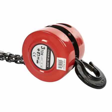 Scripete, Macara cu Lant, Palan Manual, 3 Tone lant 3m 17.5kg (GF-0452) [2]