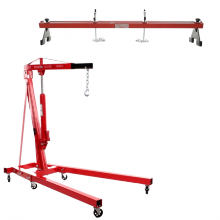 Girafa macara hidraulica scos motor 2 T + traversa suport manual motor 0.5 T (kd320+kd324) [0]