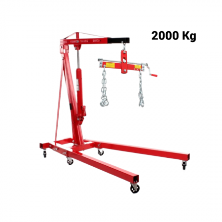 Suporti - Girafa macara hidraulica scos motor 2T + suport echilibrare ridicare motor macara 900 Kg(KD320+KD321)