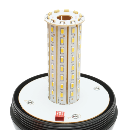 Girofar LED 80 SMD, 12-24V, pentru suport cu picior (DISSA01) [4]