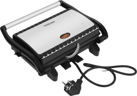 Gratar electric 2200W cu placi antiaderente si carcasa inox pentru sandvisuri si carne (KD4200) [6]