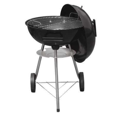 Gratar pe carbuni cu capac si roti, gratar Ø41 cm (KH-2033) [9]