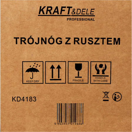 Gratar tripod otel diametru 60cm reglare inaltime pentru foc de tabara si gradina (KD4183) [9]