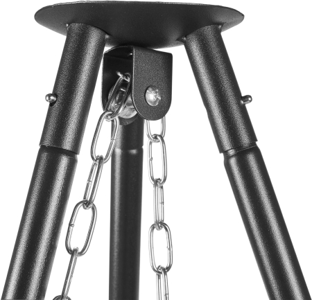 Gratar tripod otel diametru 60cm reglare inaltime pentru foc de tabara si gradina (KD4183) [7]