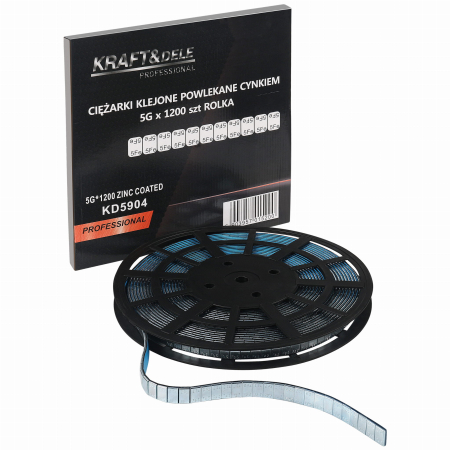 Greutati adezive zincate echilibrat roti 5g x 1200 buc. rola (KD5904) [6]