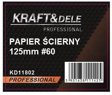 Hârtie abrazivă 50 buc. Disc Velcro P60 de 125 mm (KD11802) [1]