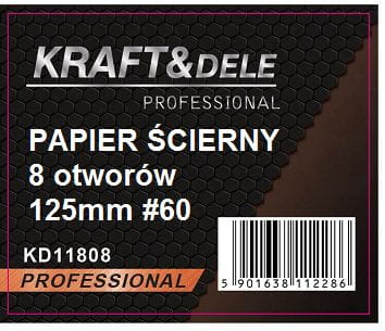 Hârtie abrazivă 50 buc. Disc Velcro P60 de 125 mm (KD11808) [1]