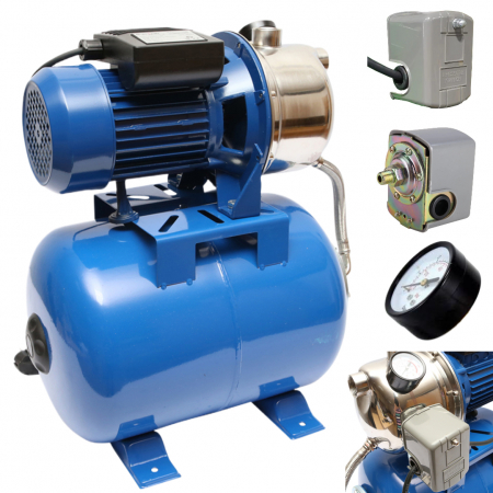 Pompe - Hidrofor apa 24L inaltime 42m adancime 8m 2400L h 40L min DISLH31 (BK69725)