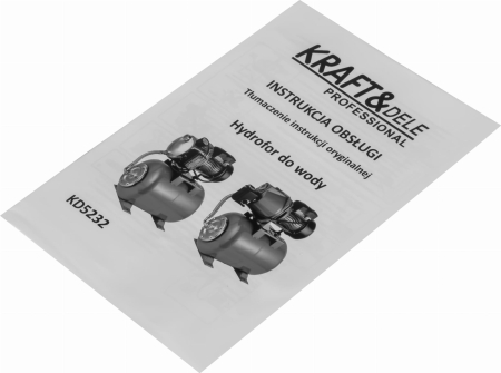 Hidrofor electric cu rezervor 50L putere 1200W debit 3600 l/h (KD5232) [9]