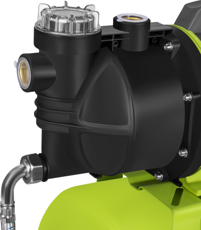 Hidrofor pompa apa cu vas expansiune 24L 1400W debit 4800 l h pentru irigatii gradina (KD5273) [11]