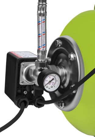 Hidrofor pompa apa cu vas expansiune 24L 1400W debit 4800 l h pentru irigatii gradina (KD5273) [12]