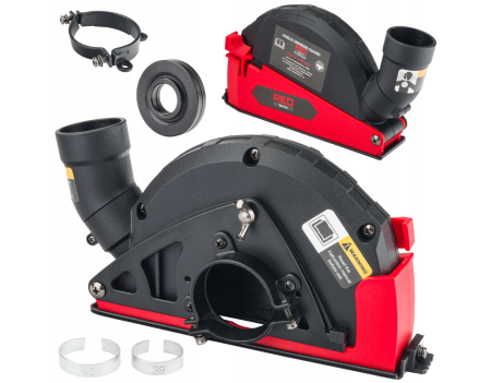 Scule electrice - Husa antipraf polizor unghiular 115-125mm extractie 36mm reglare adancime 7-34mm adaptor universal (RTOSK0021)