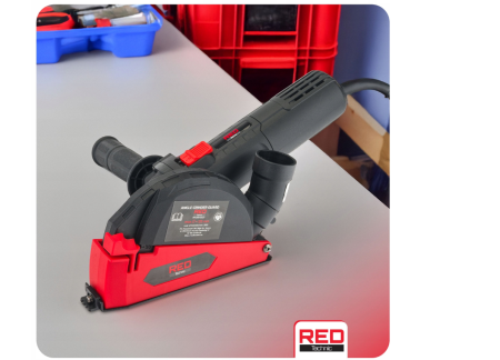 Husa antipraf polizor unghiular 115-125mm extractie 36mm reglare adancime 7-34mm adaptor universal (RTOSK0021) [11]