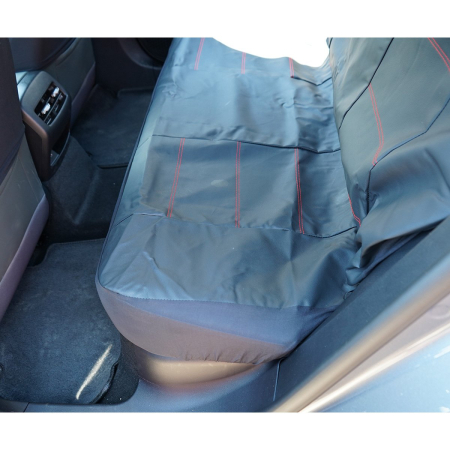 Huse scaune auto universale 8 piese, negru-rosu, piele ecologica (DISVF50) [7]