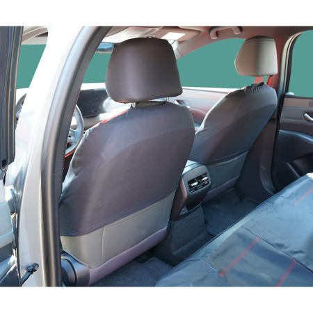Huse scaune auto universale 8 piese, negru-rosu, piele ecologica (DISVF50) [5]