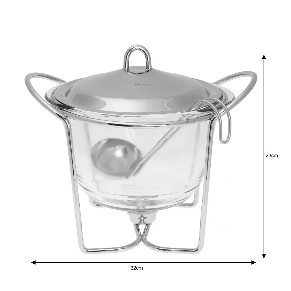 Incalzitor alimente, sticla securizata si otel, capacitate 4L (KH-1413) [1]