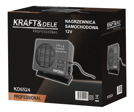 Incalzitor auto 12V, 150/300 W, cu ventilator si dezaburire (KD6524) [11]