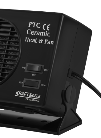 Incalzitor auto 12V, 150/300 W, cu ventilator si dezaburire (KD6524) [7]