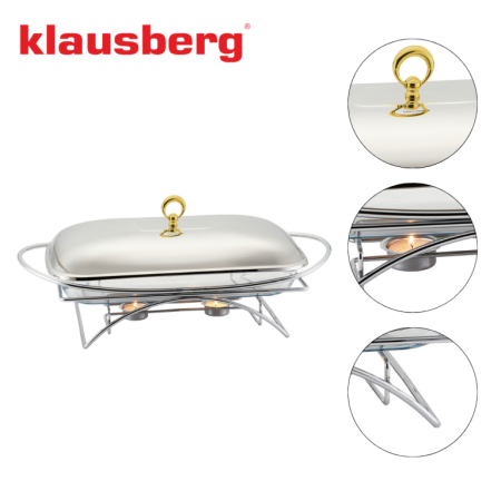 Incalzitor de alimente sticla si suport otel inoxidabil 3l (KB-7921) [6]