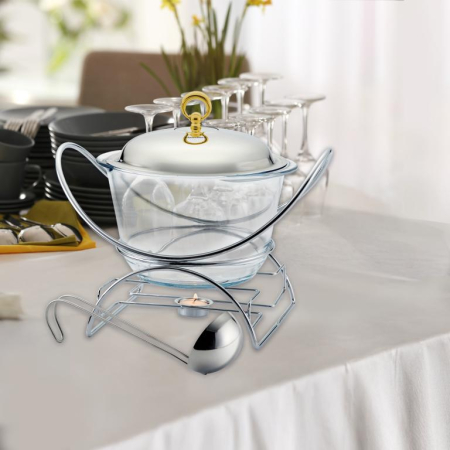 Incalzitor de alimente sticla si suport otel inoxidabil 4l (KB-7920) [6]