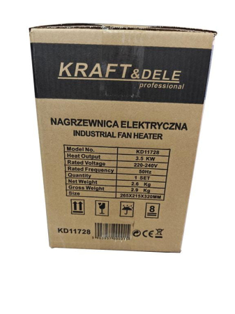 Incalzitor electric 3.5KW 230V (KD11728) [3]