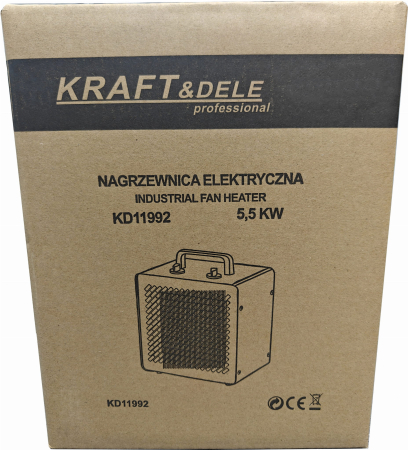 Incalzitor electric aeroterma 5.5kw 5500w 3 viteze trifazic trifazat (KD11992) [16]