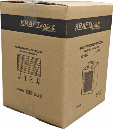 Incalzitor electric aeroterma 5.5kw 5500w 3 viteze trifazic trifazat (KD11992) [14]