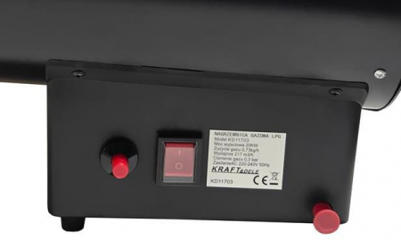 Incalzitor incalzitor industrial pe gaz tun aer cald caldura 20kW (KD11703) [8]