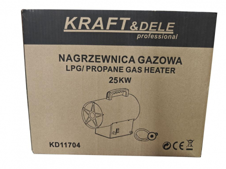 Incalzitor incalzitor industrial pe gaz tun aer cald caldura 25kW (KD11704) [16]