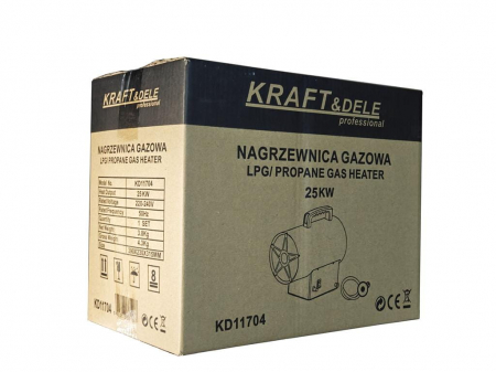 Incalzitor incalzitor industrial pe gaz tun aer cald caldura 25kW (KD11704) [11]
