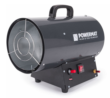 Incalzitor industrial pe gaz tun aer cald caldura 25kW + Reductor PM1030 (PM-NAG-25GN) [1]