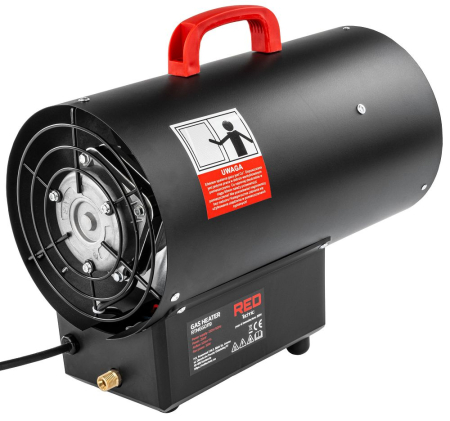 Incalzitor industrial pe gaz tun aer cald caldura 25kW + Reductor (RTNGG0119) [2]