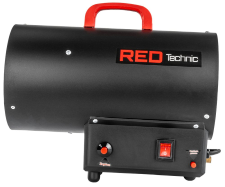 Incalzitor industrial pe gaz tun aer cald caldura 25kW + Reductor (RTNGG0119) [1]