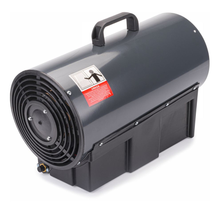 Incalzitor industrial pe gaz tun aer cald caldura 25kW + Termostat PM1026 (PM-NAG-25GLN) [2]